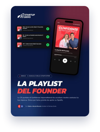 Copertina del bonus La playlist del founder