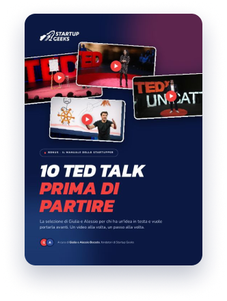 Copertina del bonus 10 TED Talk prima di partire