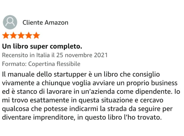Recensione verificata su Amazon