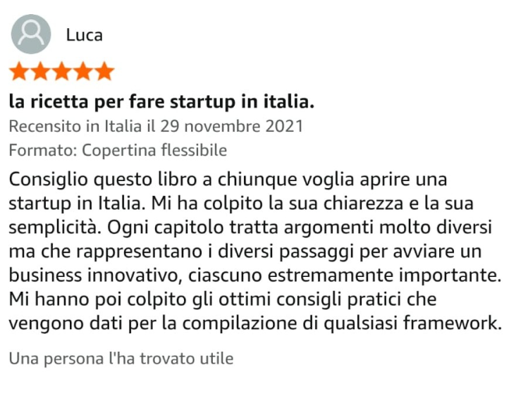 Recensione verificata su Amazon
