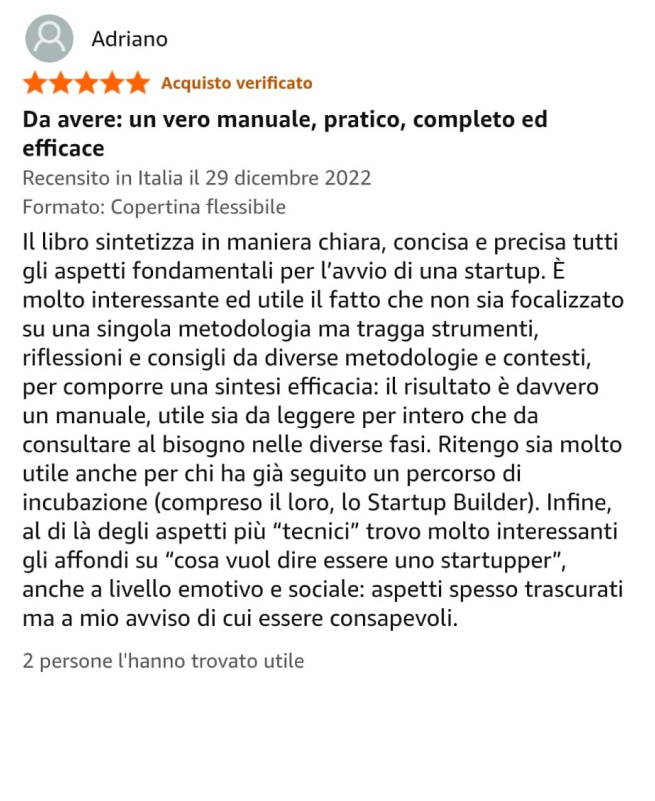 Recensione verificata su Amazon
