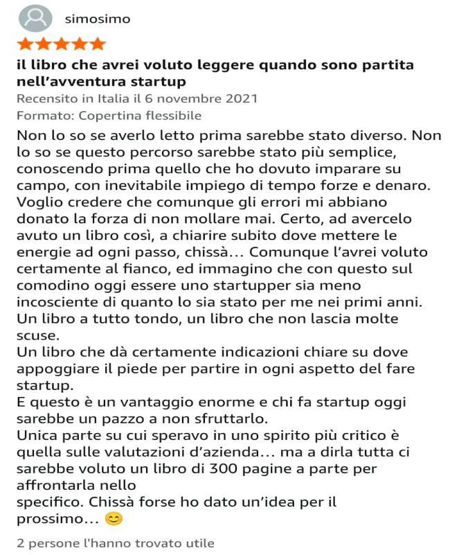 Recensione verificata su Amazon