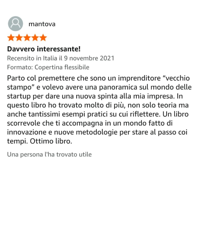 Recensione verificata su Amazon