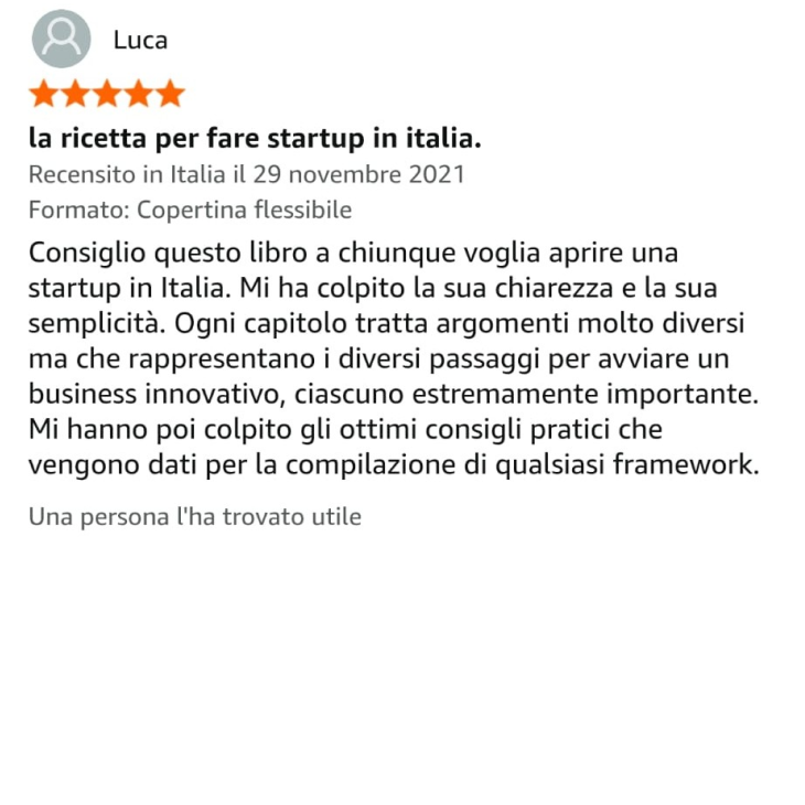 Recensione verificata su Amazon