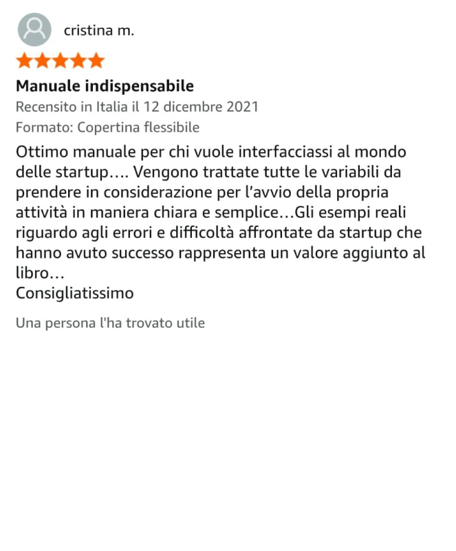 Recensione verificata su Amazon